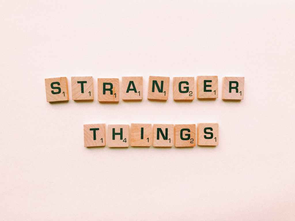 stranger things letter tiles